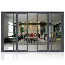Hot new products laminated double glass storm proof hotel entry doors